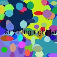 anything right lyrics