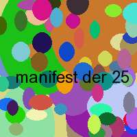 manifest der 25